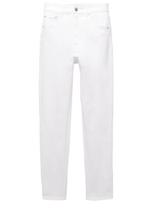 Jeansy Skinny Fit PULL&BEAR biały