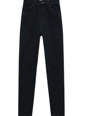 Jeansy Skinny Fit PULL&BEAR czarny