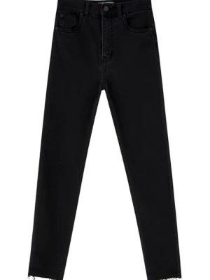Jeansy Skinny Fit PULL&BEAR czarny