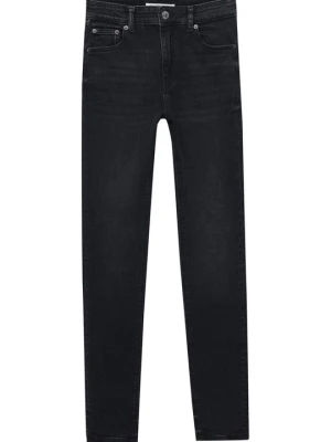 Jeansy Skinny Fit PULL&BEAR czarny