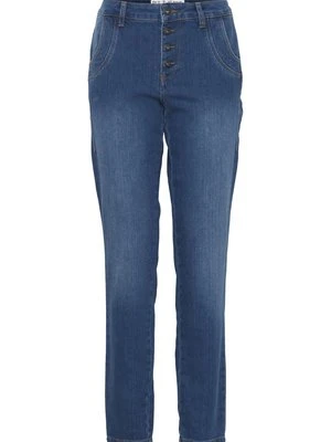 Jeansy Skinny Fit PULZ niebieski