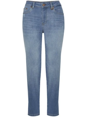 Jeansy Skinny Fit PULZ niebieski