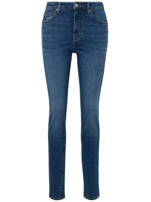 Jeansy Skinny Fit QS ciemnoniebieski