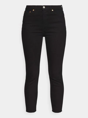 Jeansy Skinny Fit RE/DONE czarny