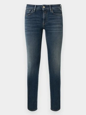 Jeansy Skinny Fit Replay niebieski denim