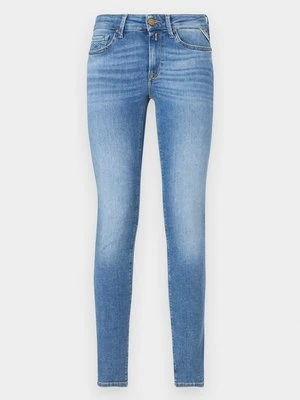Jeansy Skinny Fit Replay niebieski denim
