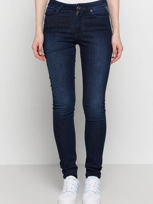 Jeansy Skinny Fit Replay granatowy