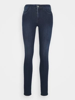 Jeansy Skinny Fit Replay ciemnoniebieski