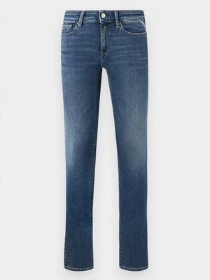 Jeansy Skinny Fit Replay ciemnoniebieski