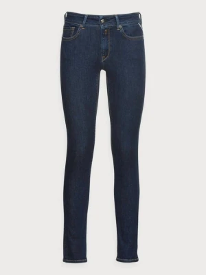 Jeansy Skinny Fit Replay ciemnoniebieski