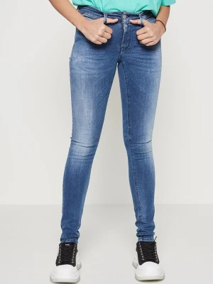 Jeansy Skinny Fit Replay jasnoniebieski