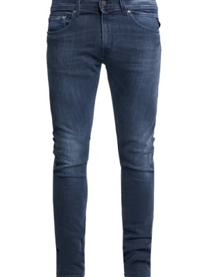 Jeansy Skinny Fit Replay niebieski denim