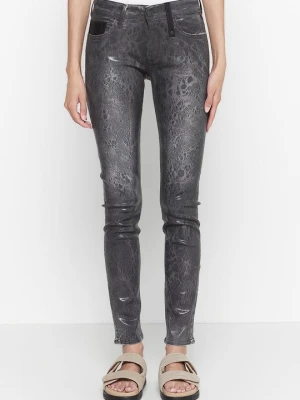 Jeansy Skinny Fit Replay szary