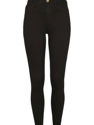 Jeansy Skinny Fit River Island czarny