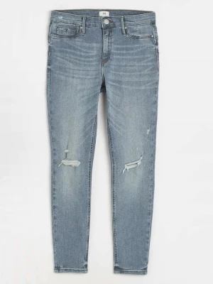 Jeansy Skinny Fit River Island niebieski