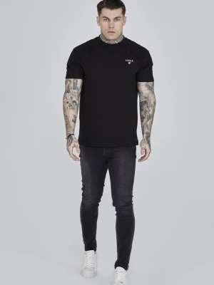 Jeansy Skinny Fit SikSilk czarny