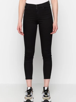 Jeansy Skinny Fit Sisley czarny
