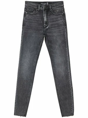 Jeansy Skinny Fit Stradivarius ciemnoszary