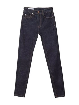Jeansy Skinny Fit Stradivarius granatowy
