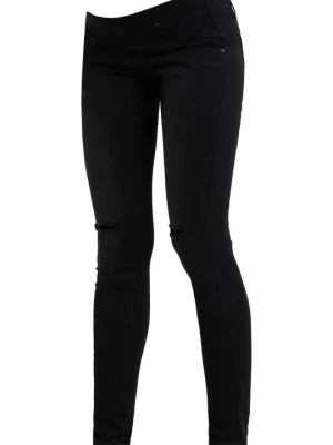Jeansy Skinny Fit Supermom czarny