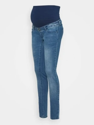 Jeansy Skinny Fit Supermom niebieski