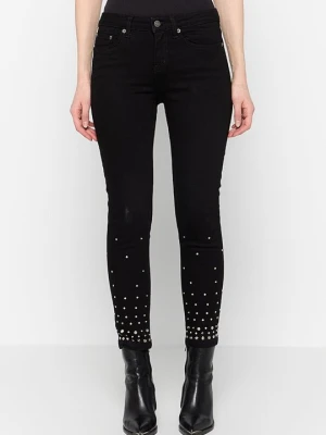 Jeansy Skinny Fit The Kooples czarny