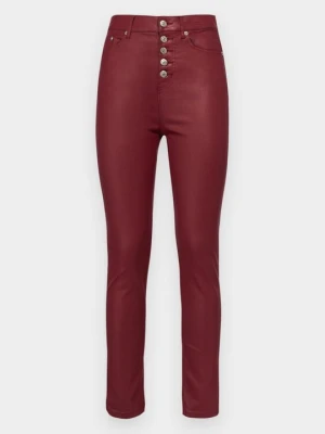 Jeansy Skinny Fit The Kooples czerwony