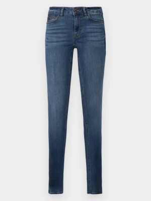 Jeansy Skinny Fit Tom Tailor niebieski denim