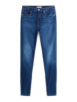 Jeansy Skinny Fit Tommy Hilfiger ciemnoniebieski