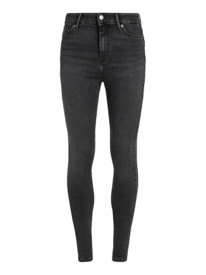 Jeansy Skinny Fit Tommy Hilfiger ciemnoszary