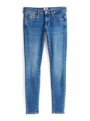 Jeansy Skinny Fit Tommy Jeans niebieski denim