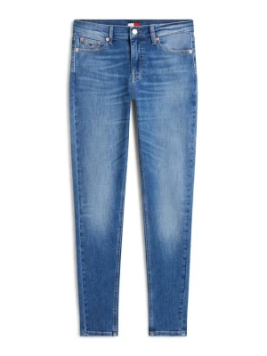 Jeansy Skinny Fit Tommy Jeans niebieski denim