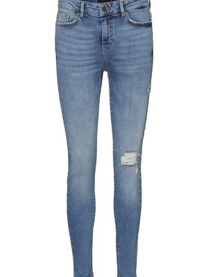 Jeansy Skinny Fit Vero Moda granatowy