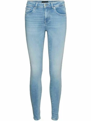 Jeansy Skinny Fit Vero Moda jasnoniebieski denim