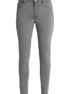 Jeansy Skinny Fit Vero Moda jasnoszary melanż
