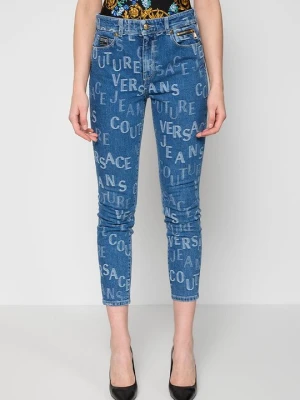 Jeansy Skinny Fit Versace Jeans Couture niebieski