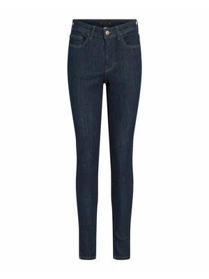 Jeansy Skinny Fit Vila ciemnoniebieski