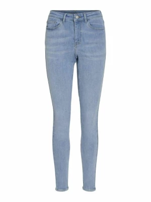 Jeansy Skinny Fit Vila jasnoniebieski denim
