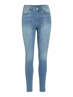 Jeansy Skinny Fit Vila niebieski denim