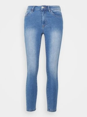 Jeansy Skinny Fit Vila niebieski denim