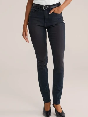 Jeansy Skinny Fit WE Fashion czarny