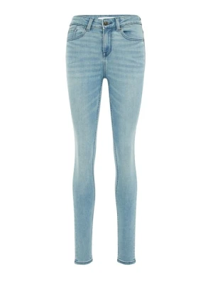 Jeansy Skinny Fit WE Fashion jasnoniebieski