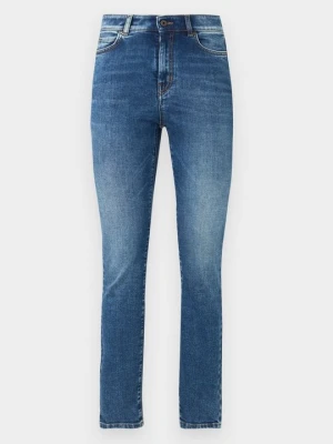 Jeansy Skinny Fit Weekend Max Mara niebieski denim