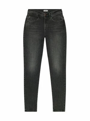Jeansy Skinny Fit Wrangler niebieski denim