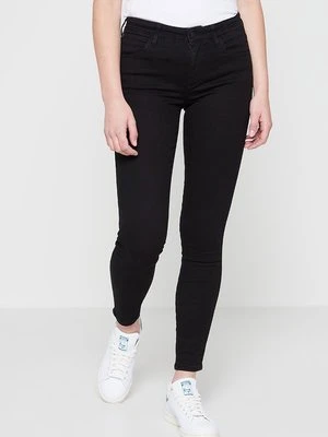 Jeansy Skinny Fit Wrangler czarny