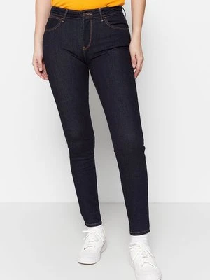 Jeansy Skinny Fit Wrangler granatowy