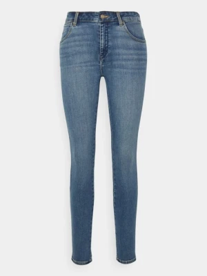 Jeansy Skinny Fit Wrangler niebieski denim