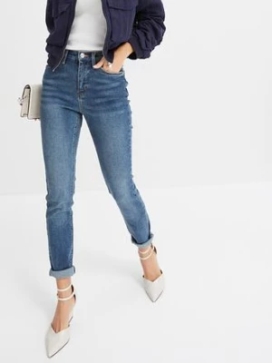 Jeansy skinny, high waist bonprix