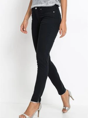 Jeansy skinny, mid waist, cropped bonprix
