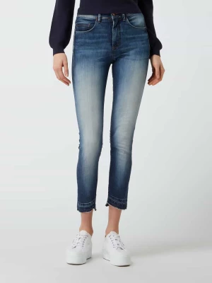 Jeansy skrócone o kroju skinny fit z dodatkiem streczu SALSA Jeans